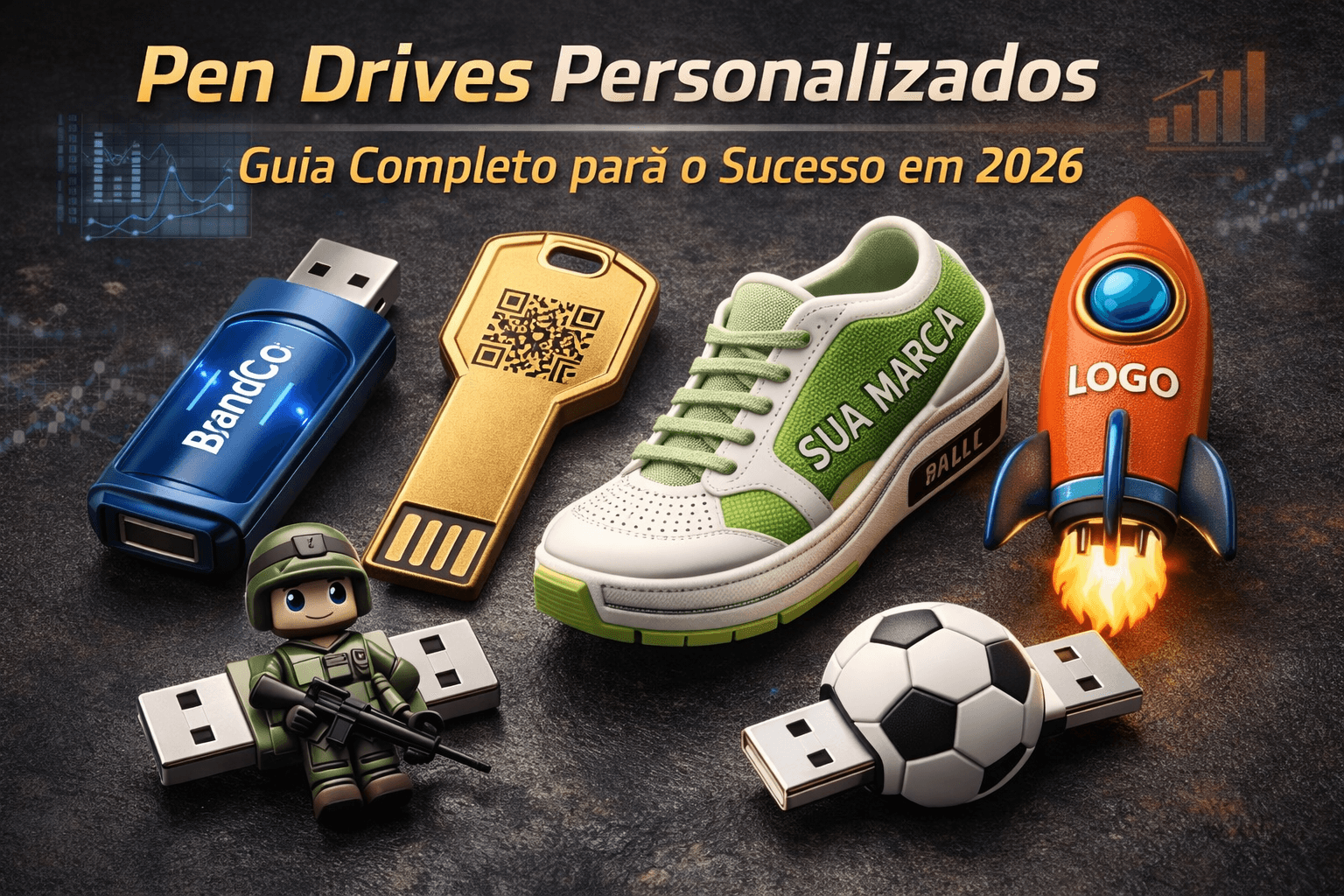Pen Drives Personalizados: Guia Completo para o Sucesso em 2026