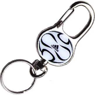 Chaveiro oval em metal