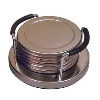 Porta copo em inox benz