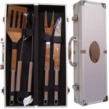 kit churrasco 4 peças