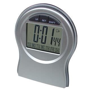Relógio de mesa digital com calendário